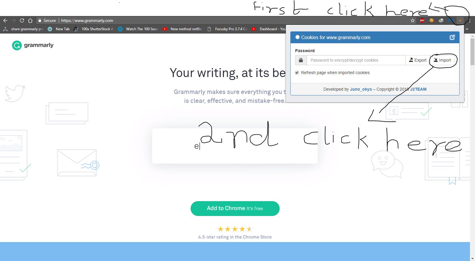 FREE GRAMMARLY PREMIUM ACCOUNT METHOD # 2